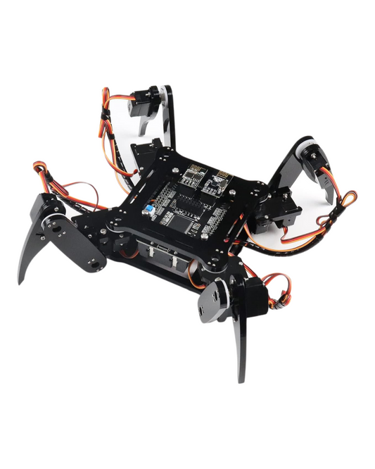 Arduino Quadruped Robot Kit: Remote, App Control, Walking/Crawling/Twisting