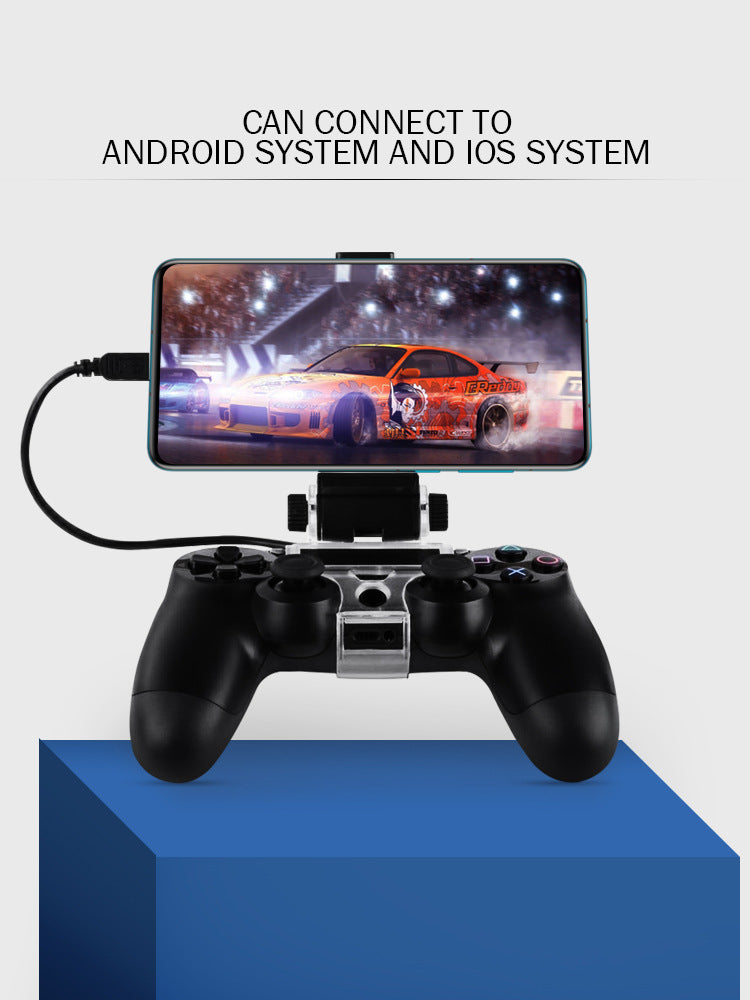 Universal Phone Mount for PS4 & Android Controllers – Adjustable ABS Clip Stand, Foldable Gaming Holder