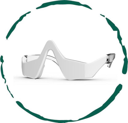 Under-Eye Red Light Therapy Massager – Dark Circle & Puffiness Reducer, Vibration Massage, USB Rechargeable