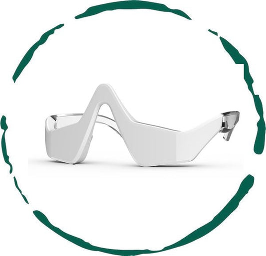 Under-Eye Red Light Therapy Massager – Dark Circle & Puffiness Reducer, Vibration Massage, USB Rechargeable