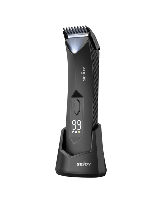 Men's Body Hair Trimmer - Professional Pubic & Ball Shaver for Intimate Grooming