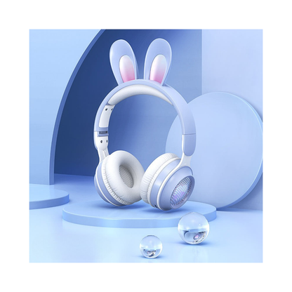 Bunny Ear Wireless Headphones – Bluetooth Over‑Ear Stereo