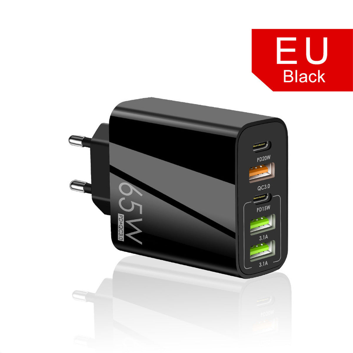 USB Wall Charger – 65W Fast Charging