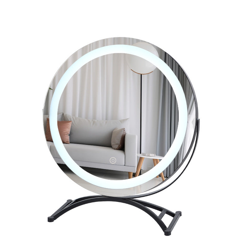 Desktop LED Vanity Mirror – Clear Lighting for Bedroom Get-Ready Time