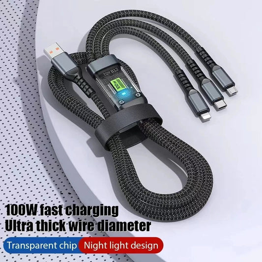 3-in-1 Charging Cable – One Cable for Multiple Devices