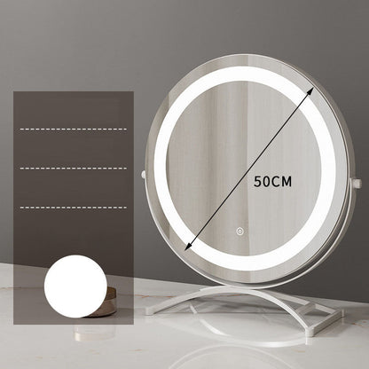Desktop LED Vanity Mirror – Clear Lighting for Bedroom Get-Ready Time