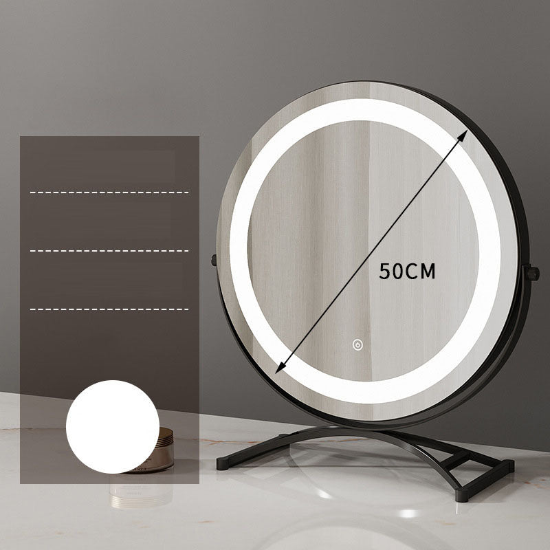 Desktop LED Vanity Mirror – Clear Lighting for Bedroom Get-Ready Time