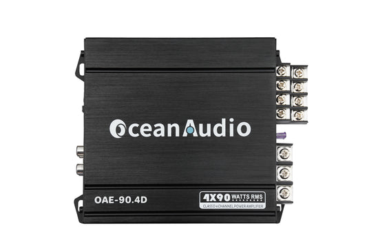 4-Channel Car Audio Amplifier - 720W Max Vehicle Sound Power