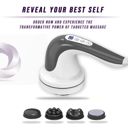 Cellulite Body Sculpting Massager – 4-Head Vibration, Portable Pain & Cellulite Relief Tool