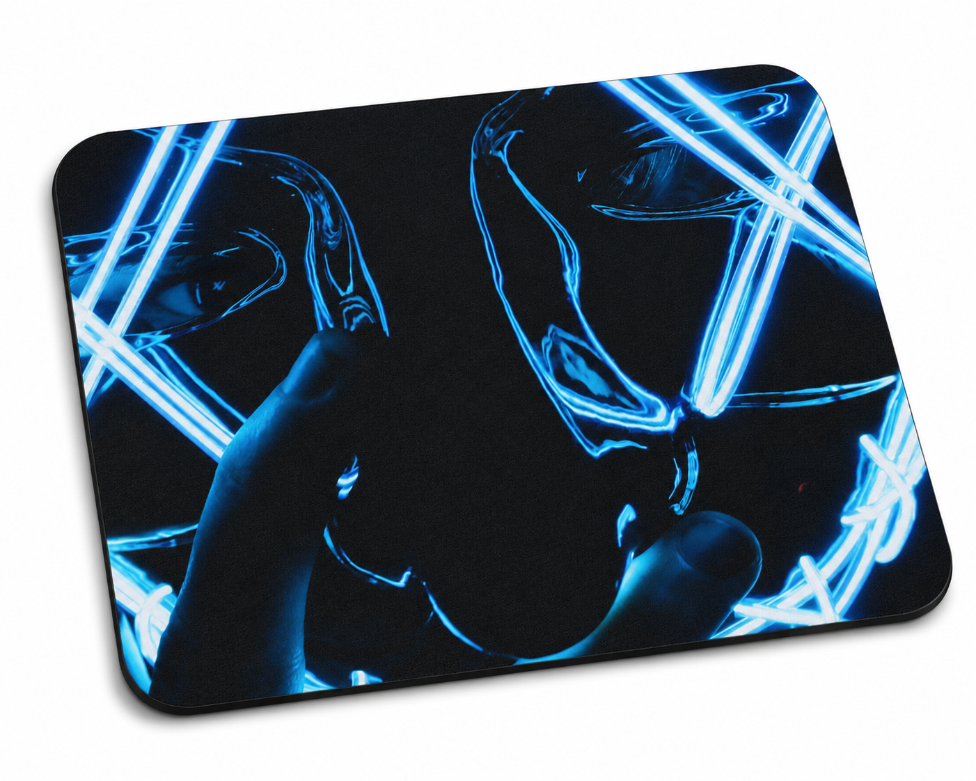 Rectangle Mouse Pad – Neon Anarchy