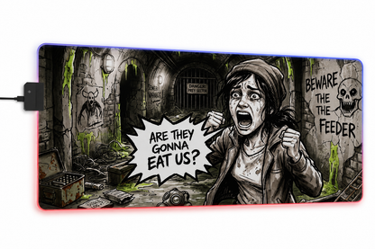 Gaming LED Desk Mat – Brains Only