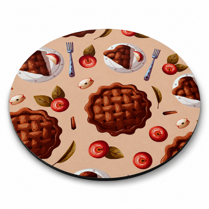Round Mouse Pad – Apple of My Pie