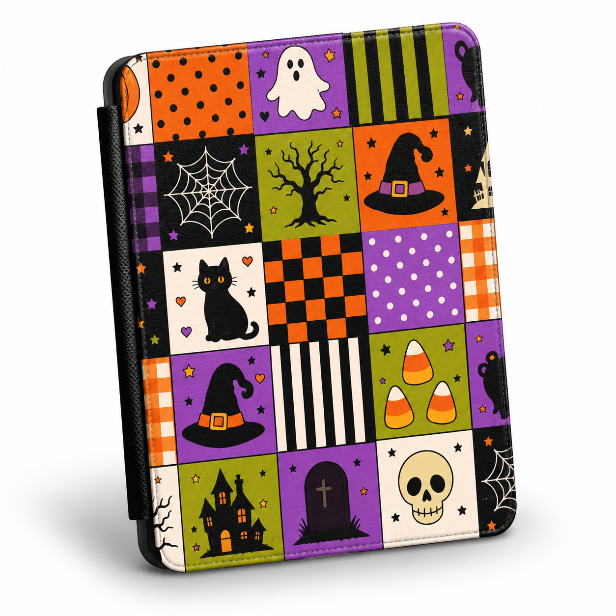 Tablet Case – Spooky Patchwork