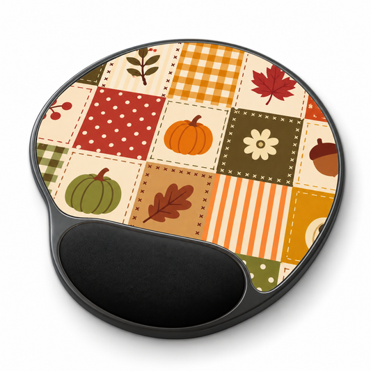 Ergonomic Mouse Pad – Harvest Stitch