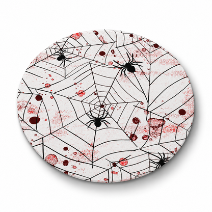 Round Mouse Pad – Blood Web