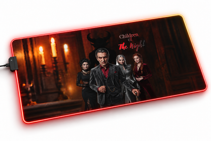 Gaming LED Desk Mat – Dark Dynasty