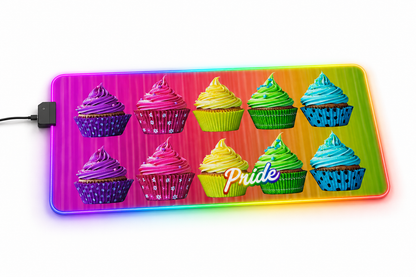 Gaming LED Desk Mat – Sweet Pride