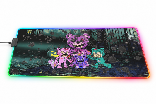 Gaming LED Desk Mat – Scare Bears
