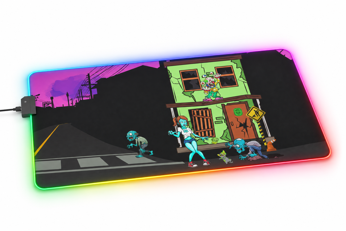 Gaming LED Desk Mat – Dead End