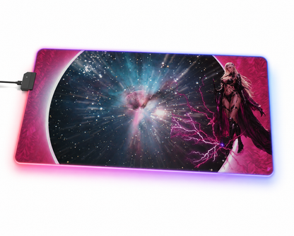 Gaming LED Desk Mat – Starborn Fury