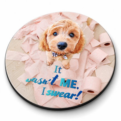 Round Mouse Pad – Roll With It