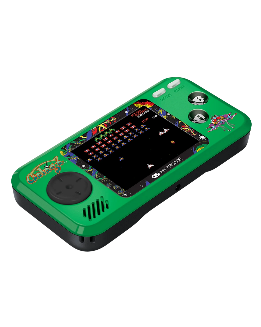 My Arcade Galaga Handheld - 3 Classic Retro Games Portable Console