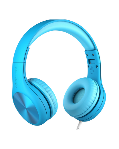 Connect+ Pro Wired Kids Headphones - Volume Limiting School Headset with Microphone