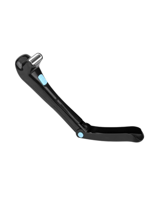 Cordless Electric Back Hair Shaver - Foldable Body Hair Removal Tool for Shower Use