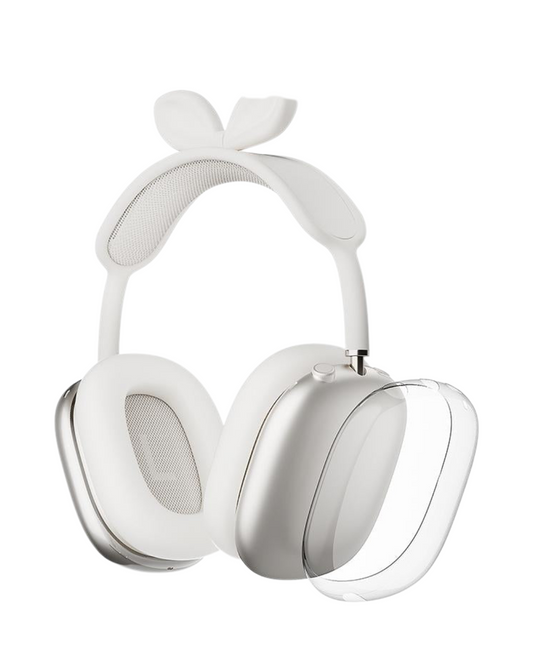 Cute Bunny Ear Silicone Case & Ear Cup Covers for AirPods Max
