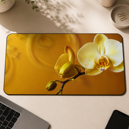 Desk Mat – Amber Orchid