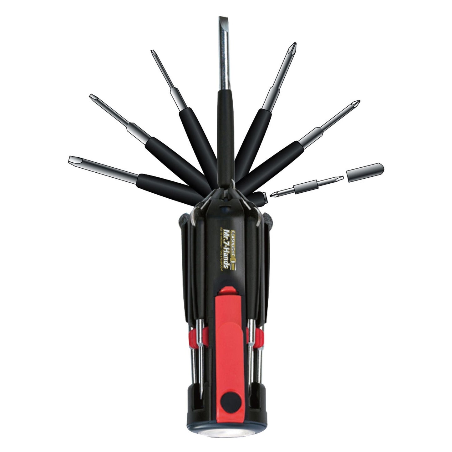Mr. 7-Hands Multi-Function LED Flashlight - Model DT1719
