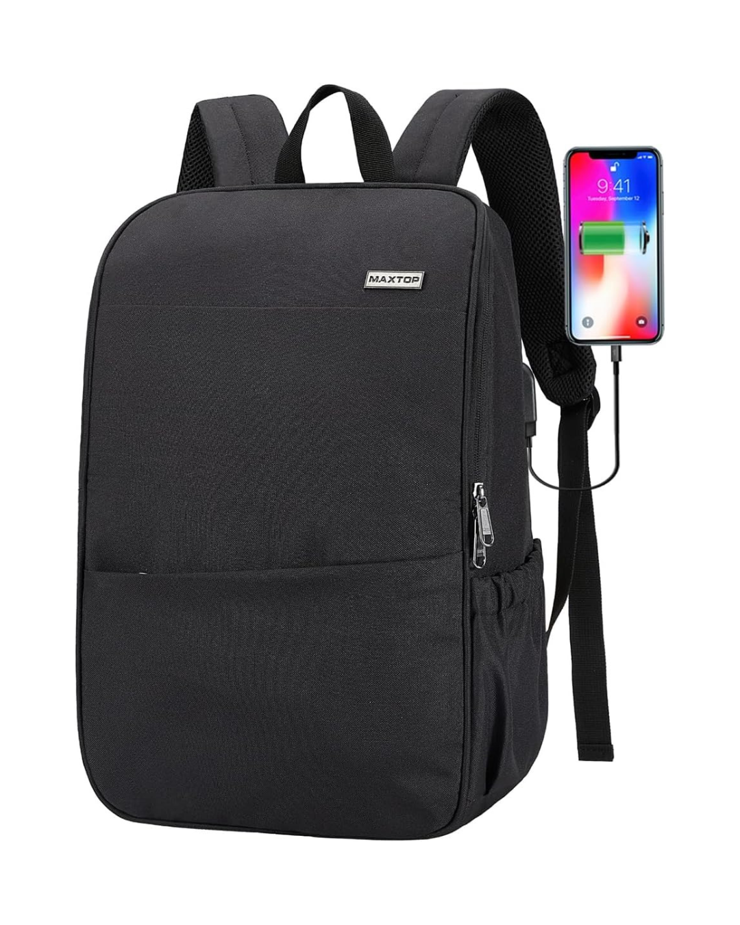 Deep Storage Backpack – 15.6" Laptop Compartment, USB Charging, Anti-Theft Pocket, Water-Resistant, Travel & School ReadyDeep Storage Backpack – 15.6" Laptop, USB Charging, Anti-Theft Pocket, Water-Resistant, Travel/School/Work Bag