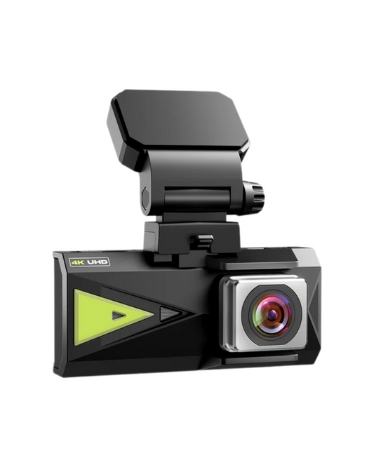 Dual Dash Cam Front & Rear - 5GHz WiFi GPS Car Camera with 128GB SD Card