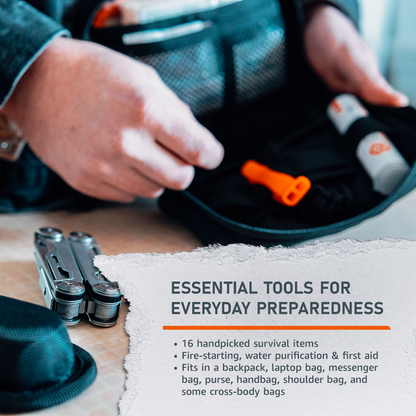 Complete Everyday Carry (EDC) Essential Gear Kit - Portable Survival & Utility Solution