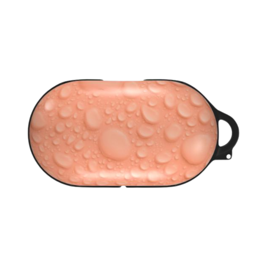 Earbud Case Cover – Apricot Rain