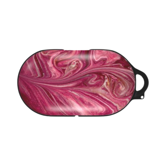 Earbud Tough Case – Crimson Marble