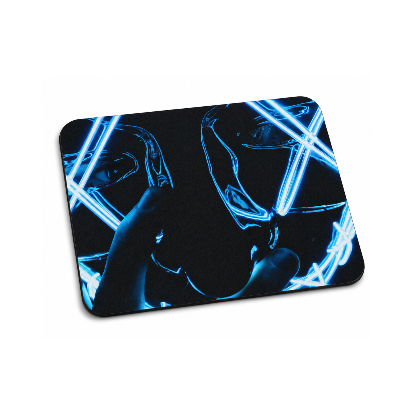 Rectangle Mouse Pad – Neon Anarchy