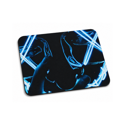 Rectangle Mouse Pad – Neon Anarchy