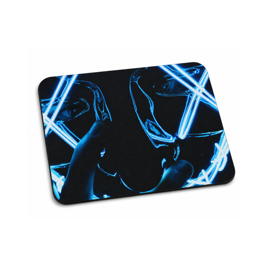 Rectangle Mouse Pad – Neon Anarchy