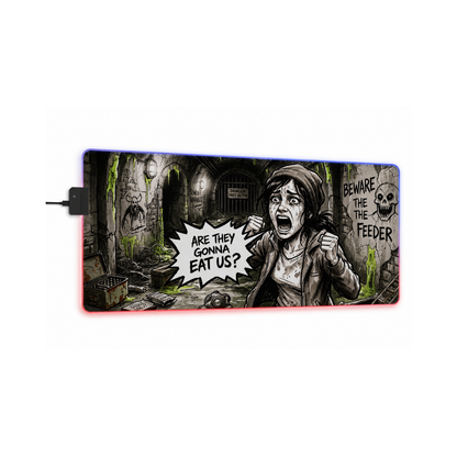 Gaming LED Desk Mat – Brains Only