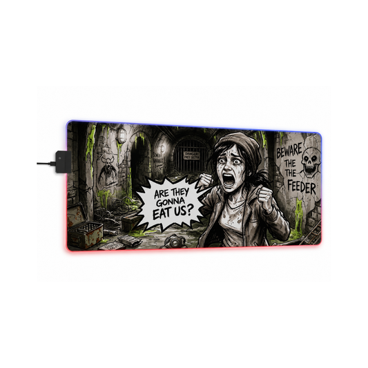 Gaming LED Desk Mat – Brains Only