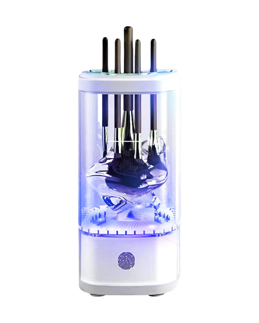 Limpiador eléctrico de brochas de maquillaje - Lavadora automática de brochas cosméticas con USB