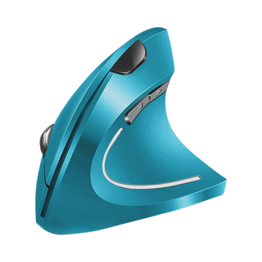 Ergonomic Wireless Vertical Mouse - Rechargeable, 2.4GHz, 6 Buttons