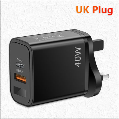 USB Wall Charger – 40W Fast Charging