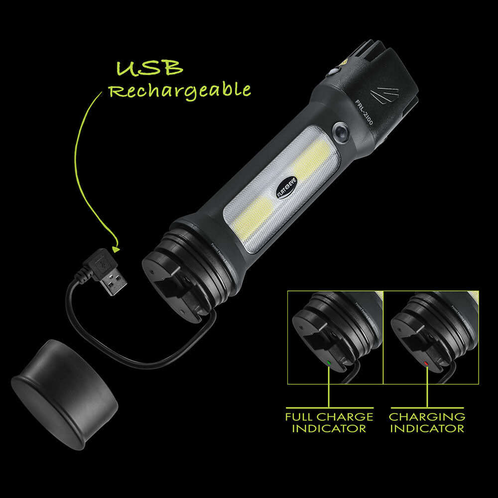 FLATEYE FRL-2100 Rechargeable LED Lantern - 2175 Lumens Flashlight