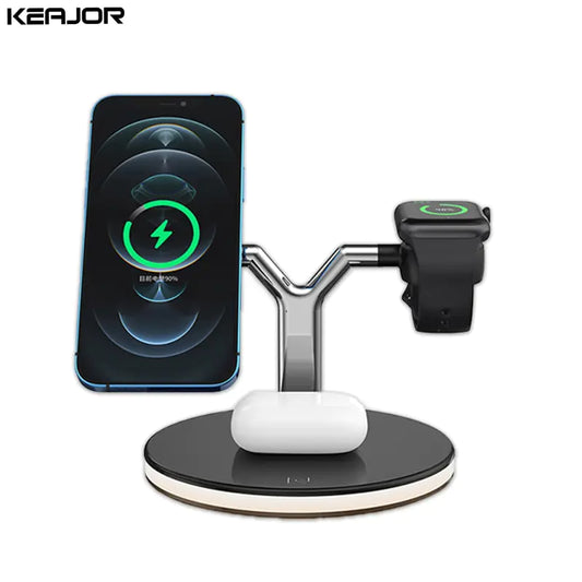 Magnetic Wireless Charger Stand - Fast Charging Dock