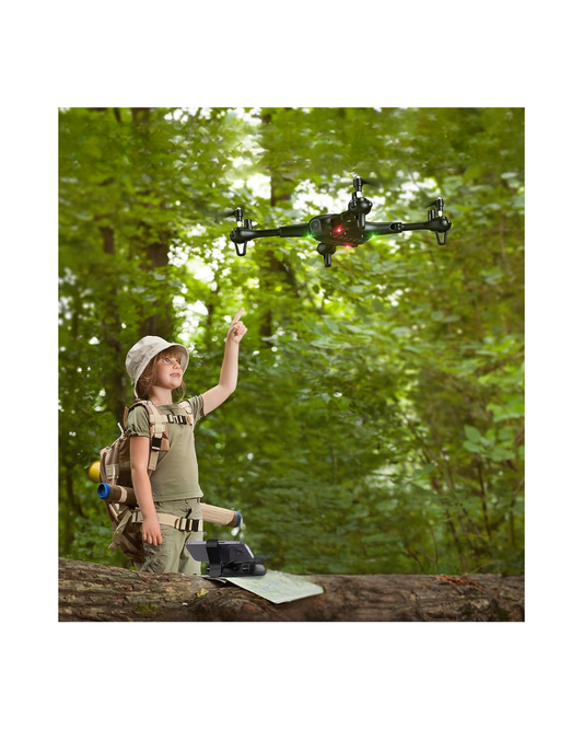 X600W Foldable Drone with 1080P FPV Camera - Remote Control, Altitude Hold, 2 Batteries