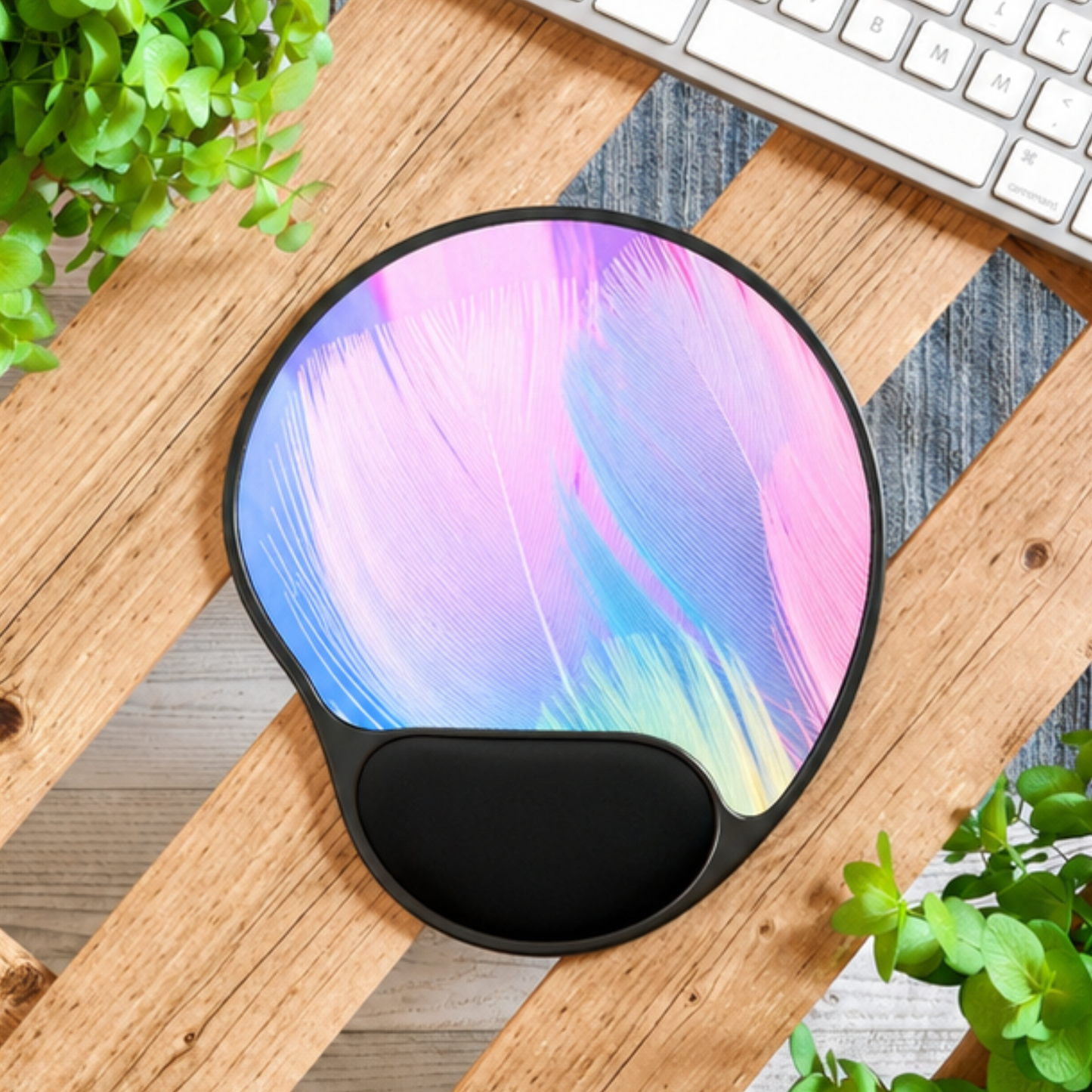 Ergonomic Mouse Pad – Candy Wisps