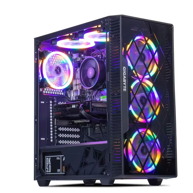 Gaming PC - AMD Ryzen 5 4500, RTX 3060, 500GB NVMe, Windows 10 Pro Desktop