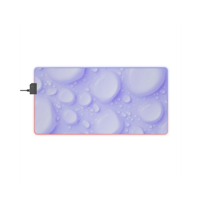 Gaming LED Desk Mat – Lilac Dew